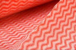 Du recouvrement 90% de la viscose 10% de polyester de Spunlace produits croisés de textile tissé non