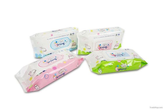 Le bébé jetable sans alcool essuie les produits naturels de bébé avec le Non-woven